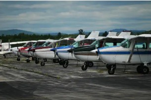 Flight school aircraft and aviation training