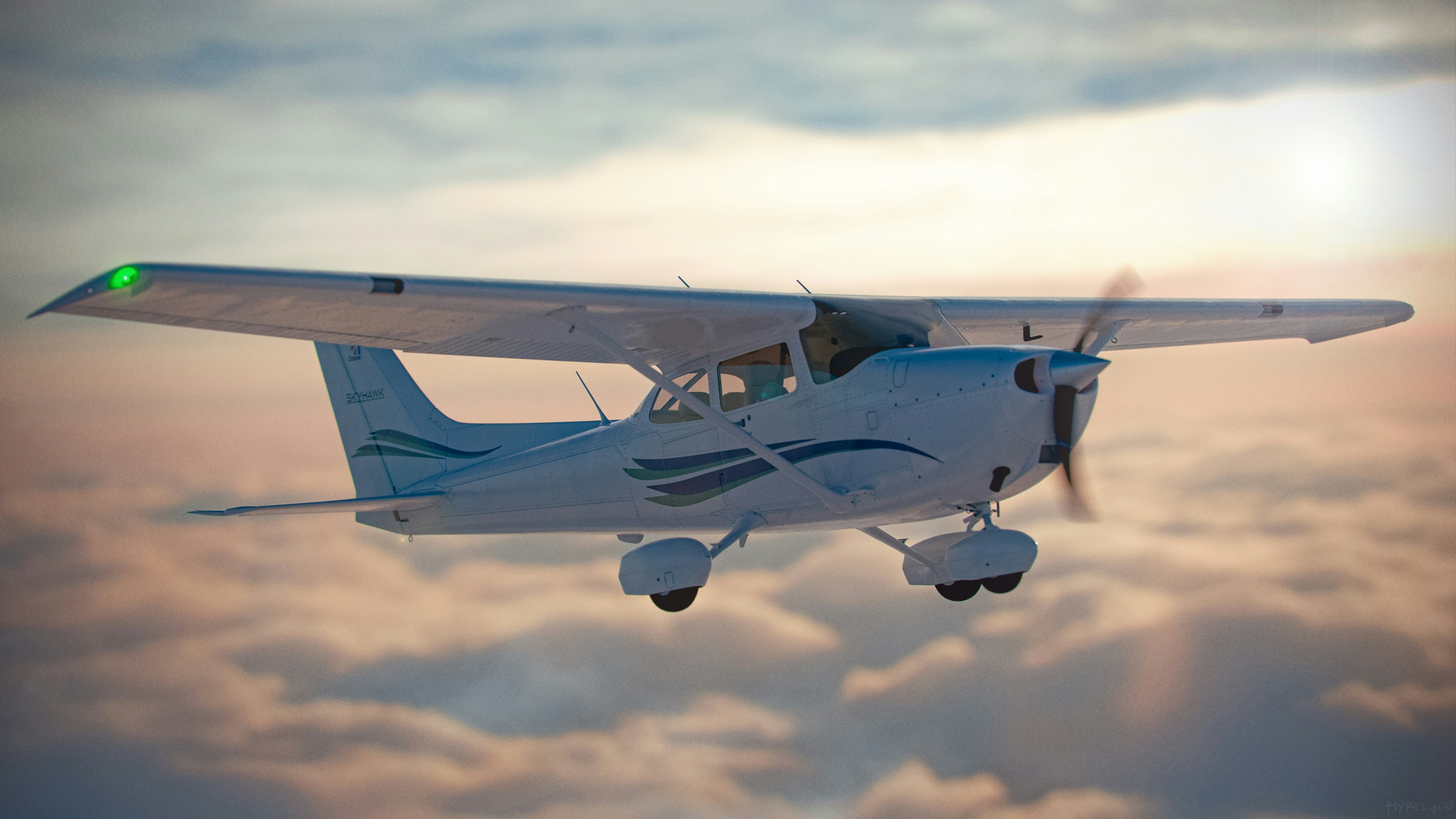 Student pilot flight training